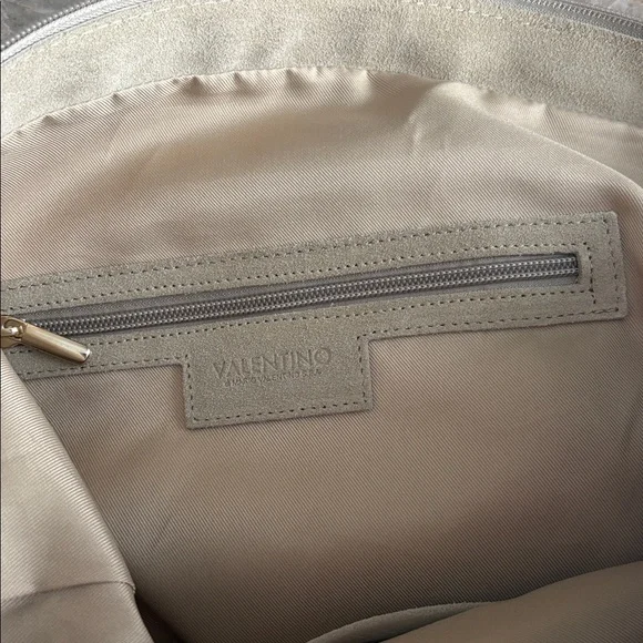 Valentino Floral Embellished suede Bag - Picture 8 of 13